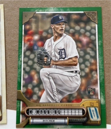 2022 Topps Gypsy Queen #281 Matt Manning — front