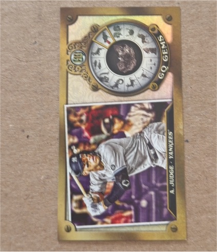 2022 Topps Gypsy Queen GQ Gems Minis #GGM-17 Aaron Judge — front