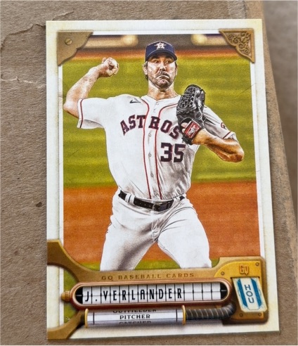 2022 Topps Gypsy Queen #48 Justin Verlander — front