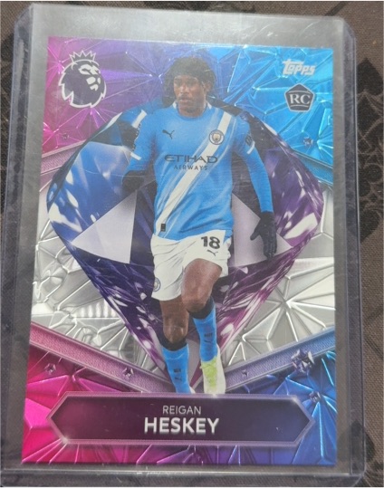 2026 Topps Premier League #DR8 Reigan Heskey Diamond Rookie — front