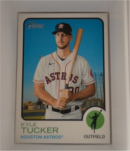 2022 Topps Heritage #128 Kyle Tucker — front