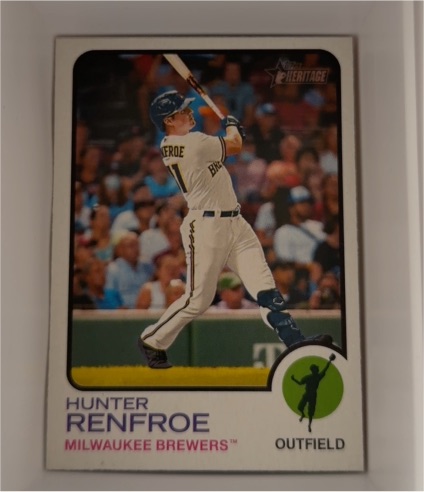 2022 Topps Heritage #156 Hunter Renfroe — front