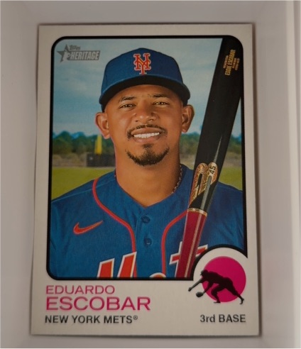 2022 Topps Heritage #254 Eduardo Escobar — front