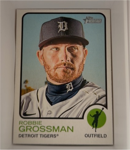 2022 Topps Heritage #58 Robbie Grossman — front