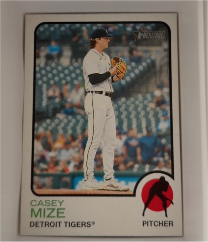 2022 Topps Heritage #398 Casey Mize — front