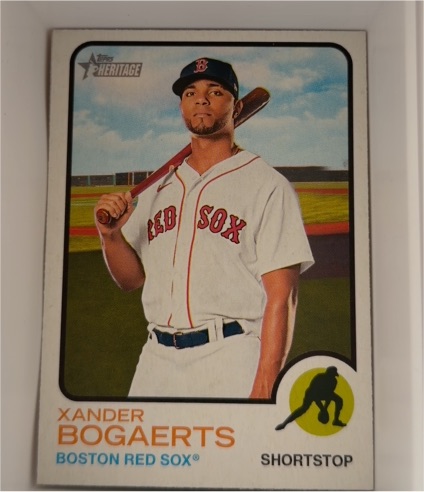 2022 Topps Heritage #173 Xander Bogaerts — front
