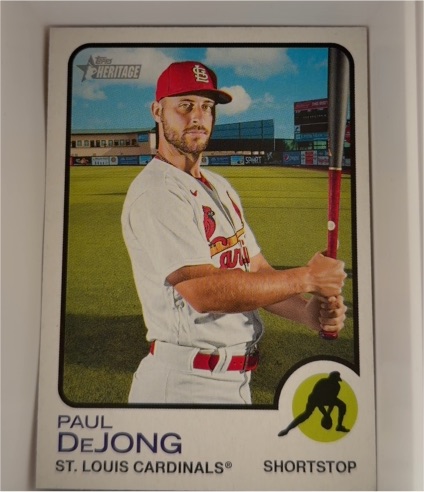 2022 Topps Heritage #220 Paul DeJong — front