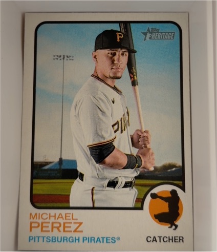 2022 Topps Heritage #459 Michael Perez — front