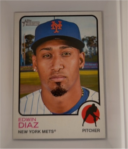 2022 Topps Heritage #80 Edwin Diaz — front