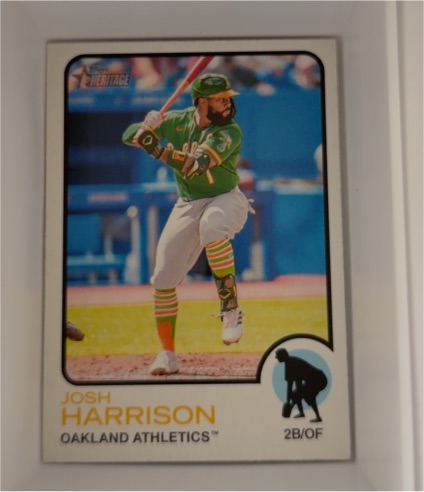 2022 Topps Heritage #233 Josh Harrison — front