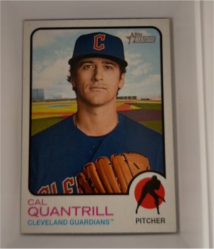 2022 Topps Heritage #51 Cal Quantrill — front