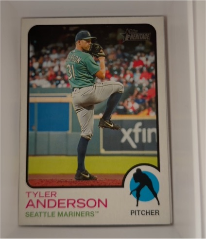2022 Topps Heritage #369 Tyler Anderson — front