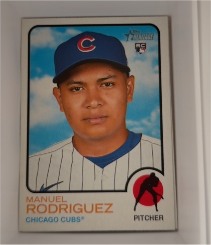 2022 Topps Heritage #291 Manuel Rodriguez — front
