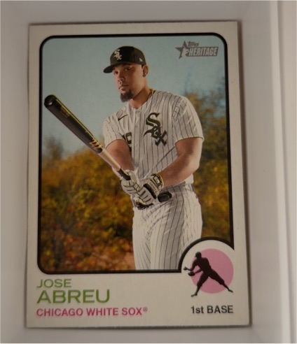 2022 Topps Heritage #84 Jose Abreu — front