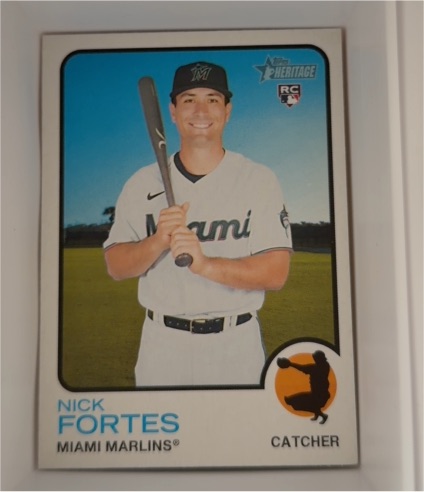 2022 Topps Heritage #149 Nick Fortes — front
