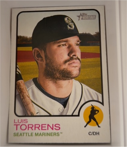 2022 Topps Heritage #343 Luis Torrens — front