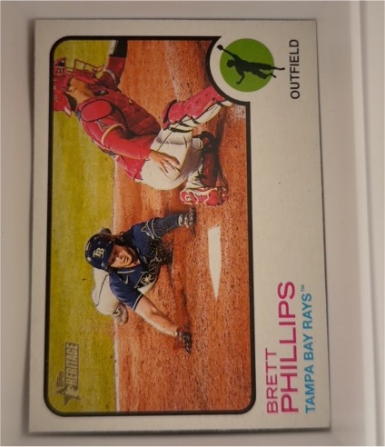 2022 Topps Heritage #132 Brett Phillips — front