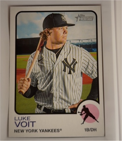 2022 Topps Heritage #385 Luke Voit — front