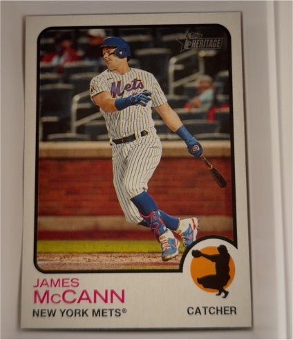 2022 Topps Heritage #344 James McCann — front