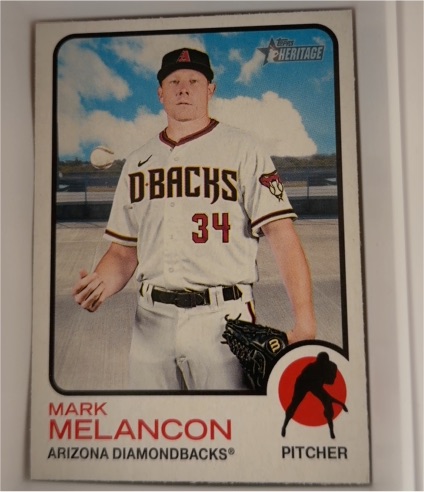 2022 Topps Heritage #234 Mark Melancon — front