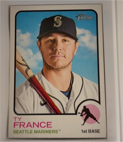 2022 Topps Heritage #136 Ty France — front