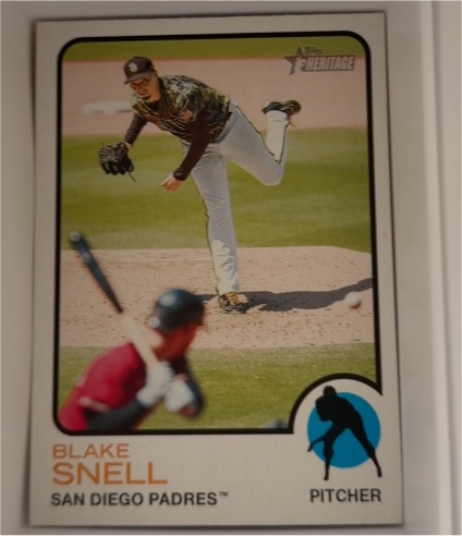 2022 Topps Heritage #331 Blake Snell — front