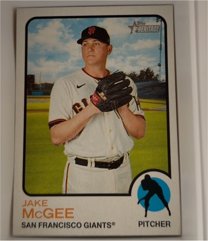 2022 Topps Heritage #293 Jake McGee — front