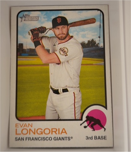 2022 Topps Heritage #14 Evan Longoria — front
