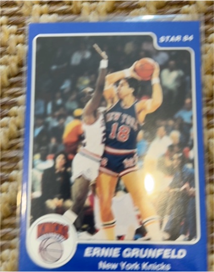 1983-84 Star #65 Ernie Grunfeld — front