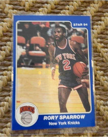 1983-84 Star #68 Rory Sparrow — front
