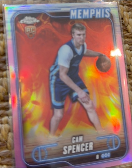 2024-25 Topps Chrome #130 Cam Spencer — front