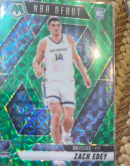 2024-25 Panini Mosaic NBA Debut #251 Zach Edey — front