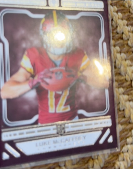 2024 Panini Prizm Draft Picks #4 Luke McCaffrey — front