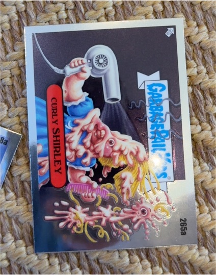 2024 Topps Garbage Pail Kids Chrome Series 7 #265a Curly Shirley — front