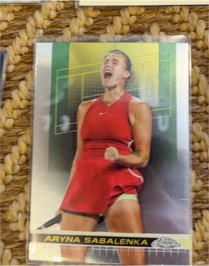 2024 Topps Chrome Tennis #21 Aryna Sabalenka — front