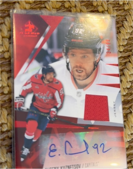 2023-24 Upper Deck SP Game Used #92 Evgeny Kuznetsov — front