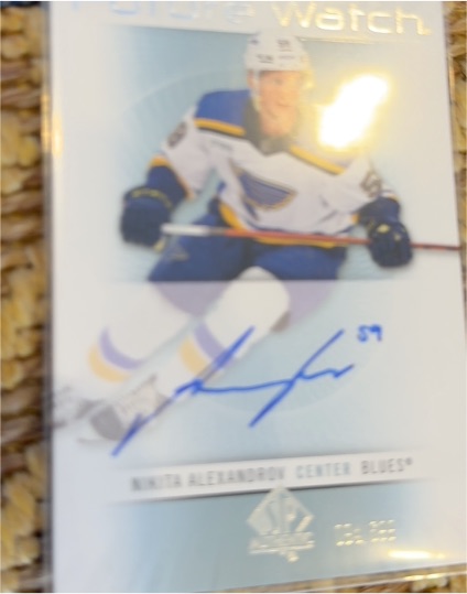 2022-23 SP Authentic Future Watch Retro #RFWA-NA Nikita Alexandrov — front