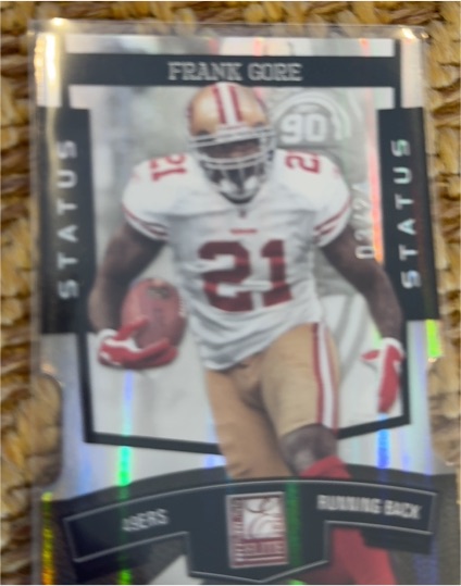 2010 Elite Status Frank Gore — front