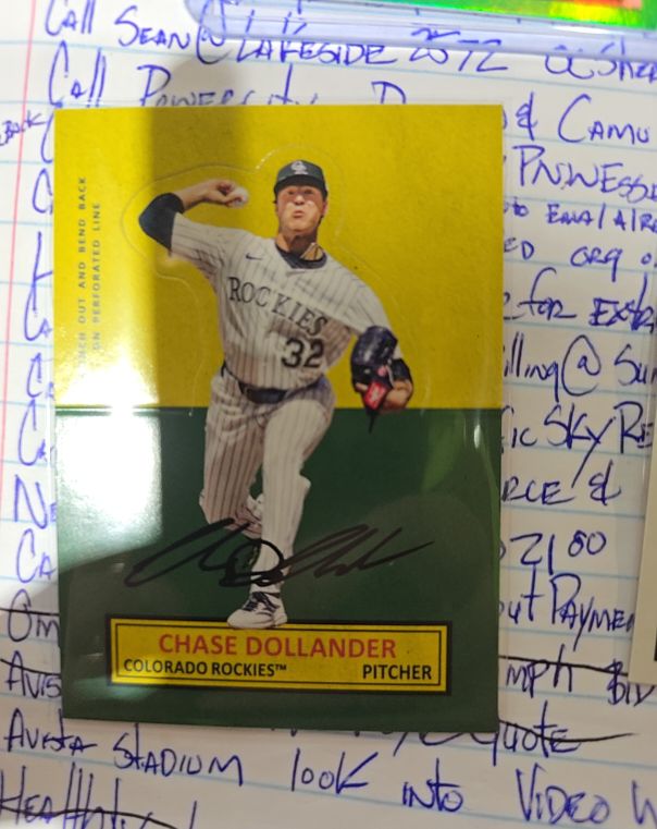 2025 Topps Archives #64SU-7 Chase Dollander — front