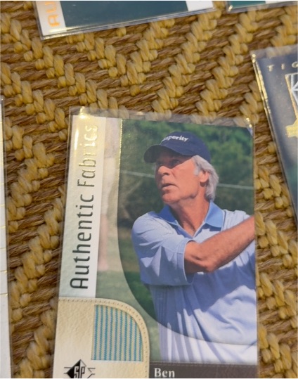 2014 SP Authentic Fabrics #AF-CR Ben Crenshaw — front