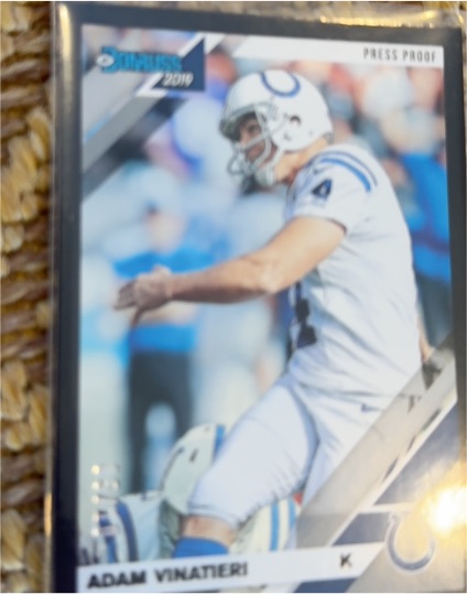 2019 Donruss #117 Adam Vinatieri — front