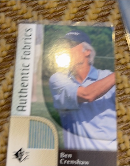 2014 Upper Deck SP Authentic Fabrics #AFBC Ben Crenshaw — front