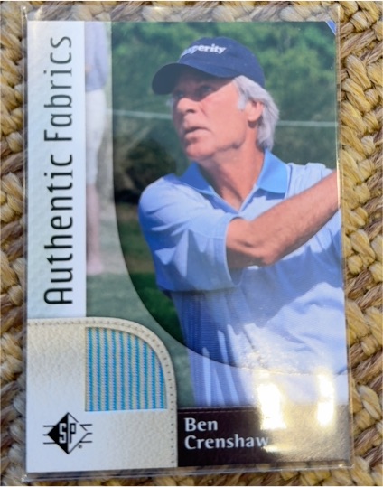 2014 Upper Deck SP Authentic Fabrics #AF-BC Ben Crenshaw — front