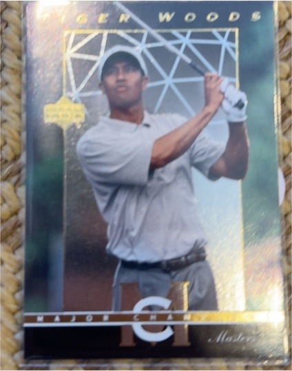 2003 Upper Deck Major Champions #MC-39 Tiger Woods — front