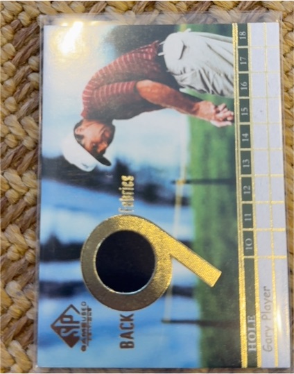 2001 Upper Deck SP Authentic #9 Gary Player — front