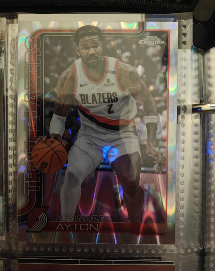 2025 Topps Chrome #168 Deandre Ayton — front