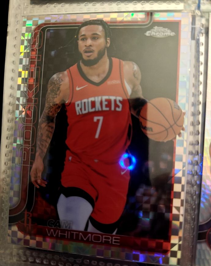 2025-26 Topps Chrome #86 Cam Whitmore — front