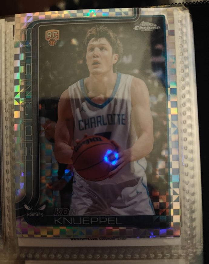 2025-26 Topps Chrome #254 Kon Knueppel — front