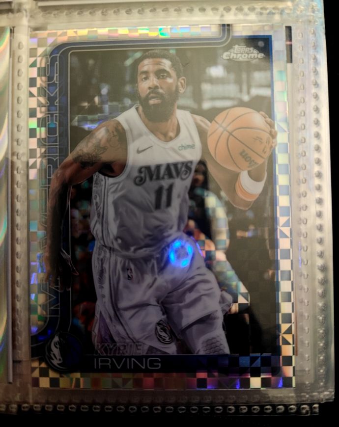 2025-26 Topps Chrome #40 Kyrie Irving — front