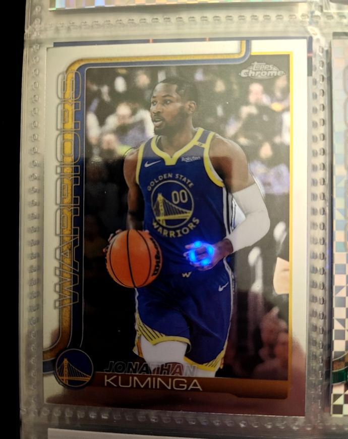 2025-26 Topps Chrome #211 Jonathan Kuminga — front